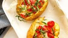 Caprese Twice-Baked Potatoes