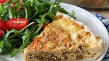 Caramelized Onion and Bacon Quiche