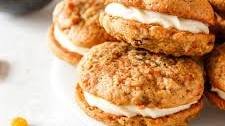 Carrot Cake Sandwich Cookies