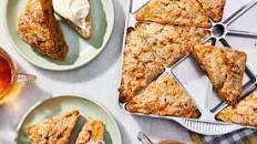 Carrot Cake Scones with Cream Cheese Frosting