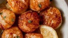 Cast Iron Seared Scallops Recipe