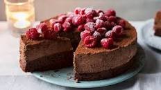 Celebration chocolate mousse cake