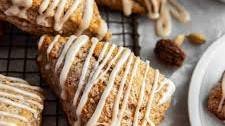 Chai Scones with Maple Glaze