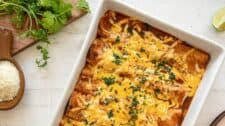 Cheesy Chicken Enchiladas