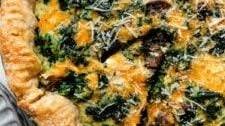 Cheesy Spinach Quiche