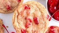 Cherry Almond Cookies {No Chill}