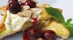 Cherry Almond French Toast