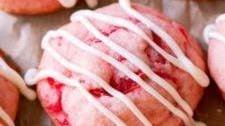 Cherry Almond Shortbread Cookies