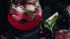 Cherry mojito