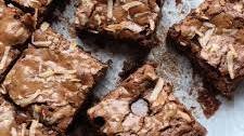 Chewy Coconut Brownies