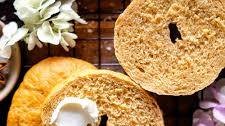 chewy spiced sweet potato bagels