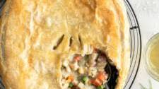 chicken pot pie with puff pastry