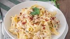 Chicken Alfredo With Crispy Bacon (Paula Deen)