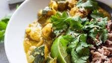 Chicken and Acorn Squash Coconut Curry