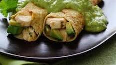 Chicken and Avocado Crepes with California Avocado Sauce