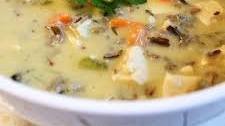 Chicken and Mushroom Wild Rice Soup