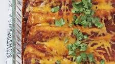 Chicken, Black Bean and Vegetable Enchiladas