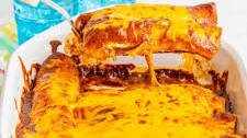 Chicken Enchiladas with Red Sauce