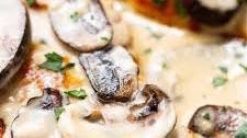 Chicken marsala with cauliflower rice