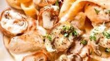 Chicken Mushroom Alfredo