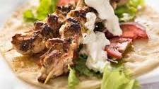 Chicken Souvlaki with Tzatziki