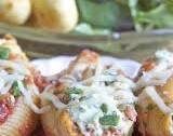Chicken Spinach Stuffed Shells- 4 Cheese!