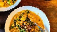 Chickpea and Hispi Cabbage Thai Curry