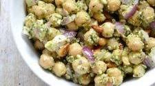 Chickpea Pesto Salad