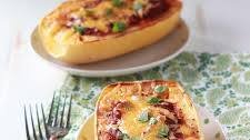 Chili Cheese Stuffed Spaghetti Squash