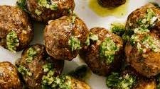 Chimichurri Meatballs