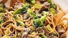 Chinese Beef and Broccoli Noodles