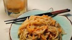 Chinese Lo Mein With Peanut Butter Sauce