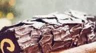 Chocolate Caramel Yule Log
