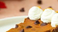 Chocolate Chip Pumpkin Pie