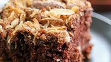 Chocolate Coconut Almond Coffee Cake