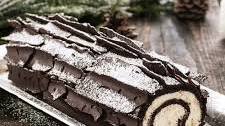 Chocolate Coconut Buche de Noel (Yule Log)