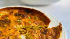 Chorizo, Red Pepper & Stilton Quiche