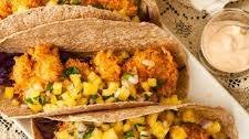 Coconut Shrimp Tacos with Pineapple Jalapeño Salsa