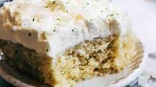 Coconut Soaked Lime Cake