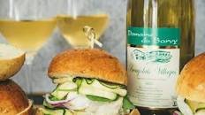 Cod Burger with courgettes and herb aioli