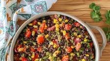 Corn and Black Bean Quinoa Salad