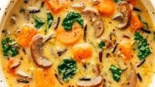 Cozy Autumn Wild Rice Soup