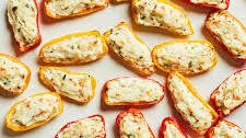 Crab-and-Cheese-Stuffed Mini Peppers