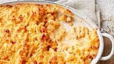 Crab mac 'n' cheese bake