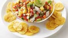Crab Meat Ceviche with Papaya and Mango Recipe
