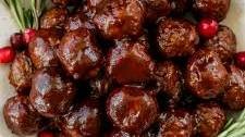 Cranberry BBQ Meatballs