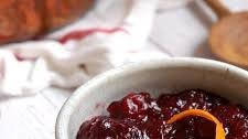Cranberry Sauce With Orange and Ginger