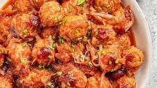 Cranberry Sauerkraut Meatballs