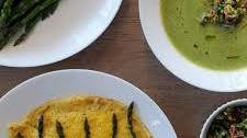 Cream of Asparagus Soup with Coconut Milk