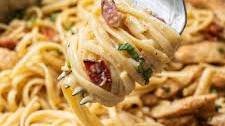 Creamy chicken Carbonara recipe